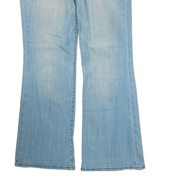 Lucky Brand Sweet N Low Boot Cut Jeans Womens 14 Light Wash Distressed Denim - Picture 10 of 15